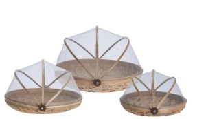 MOSKITIERA OSŁONA SIATKA NA JEDZENIE OWOCE ZESTAW