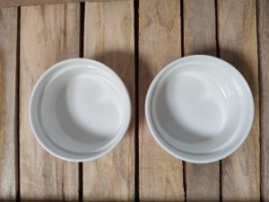 NACZYNIE ŻAROODPORNE 2 sztuki okrągłe kokilka 260 ml