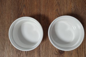 NACZYNIE ŻAROODPORNE 2 sztuki okrągłe kokilka 260 ml