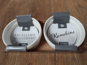 NACZYNIE ŻAROODPORNE 2 sztuki okrągłe kokilka 260 ml