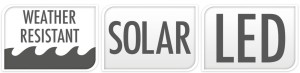 LAMPION biała kula 28 cm SOLARNA LED wisząca