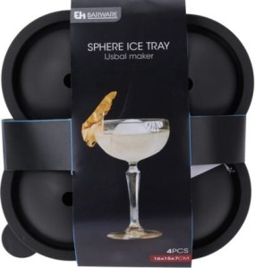 FORMA do lodu DUŻE KULE lodowe kostki drink whisky