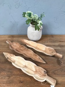 MISKA PATERA drewno tekowe BOHO 60 cm